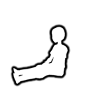 Emote Sit Legs Straight Crossed