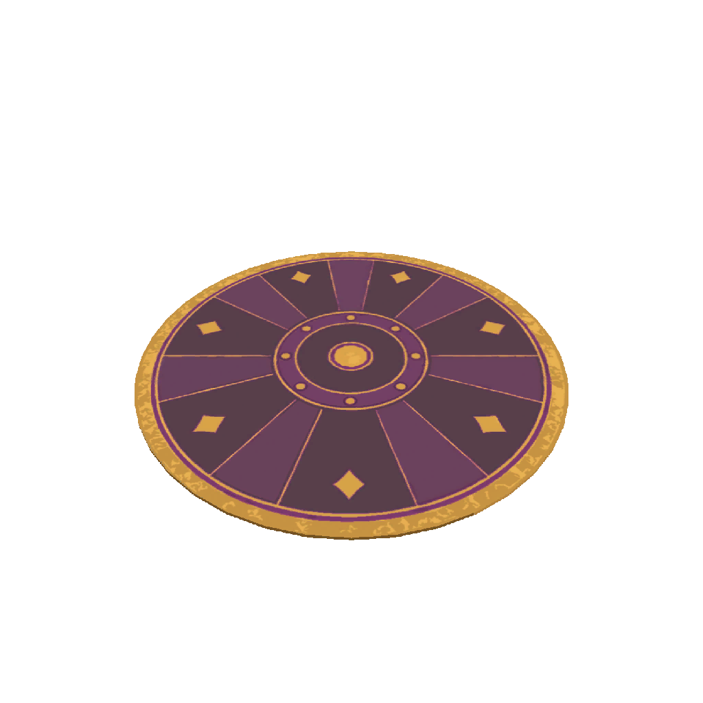 Faire Rug Purple Circle