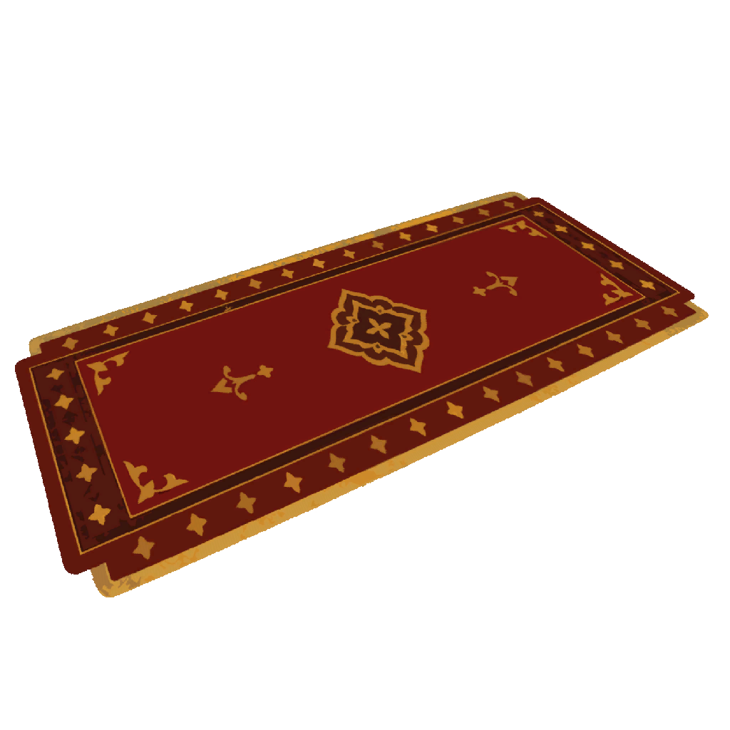Faire Rug Red Rectangle