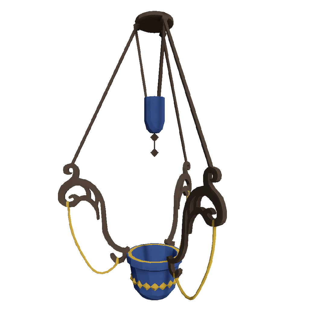 Titan Hanging Pot Blue
