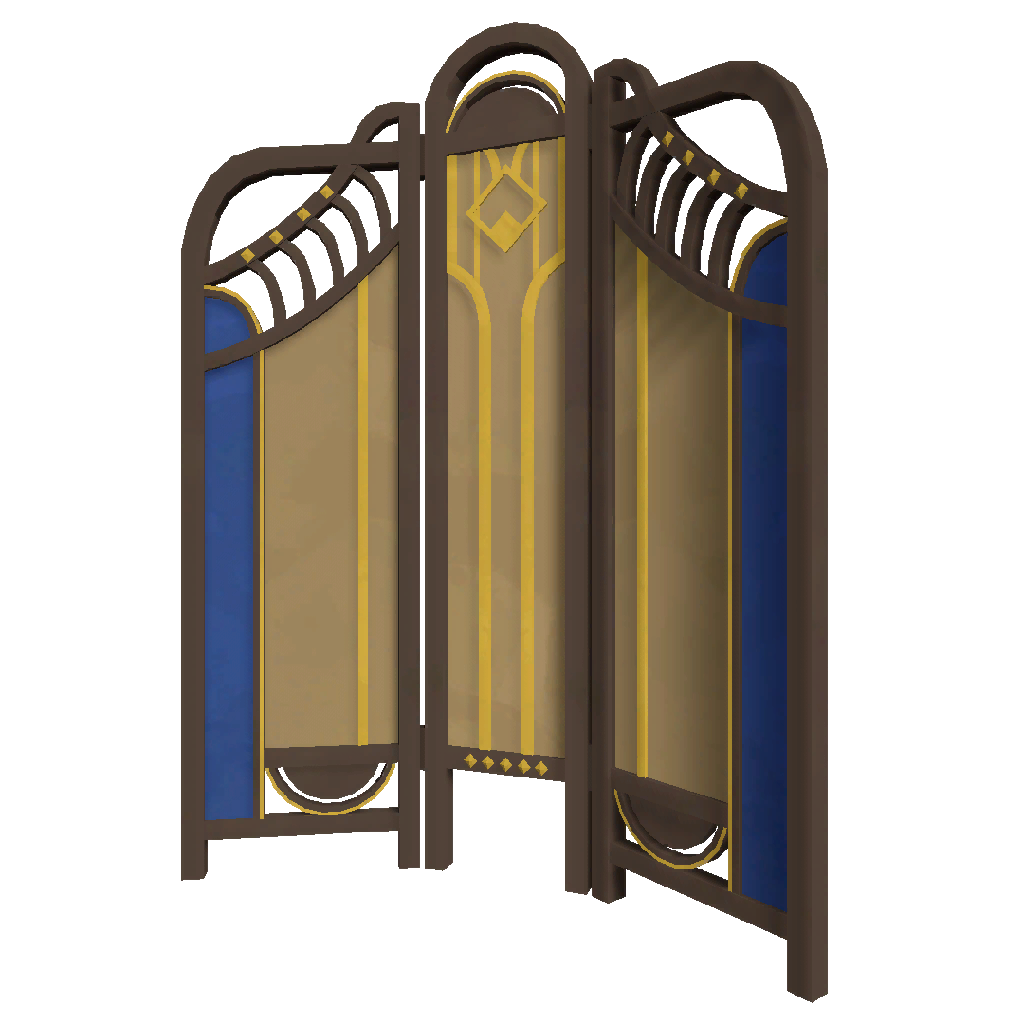 Titan Room Divider Blue