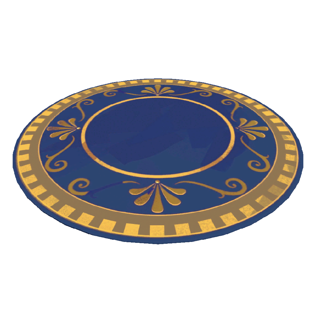 Titan Red Rug Blue