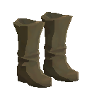 Leather Heeled Boots - Brown