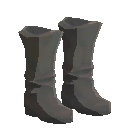 Leather Heeled Boots - Olive