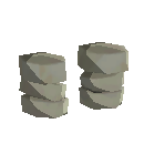 Simple Cloth Footwraps - Green