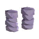 Basic Cloth Footwraps - Purple