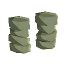 Basic Cloth Footwraps - Green