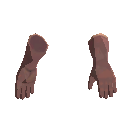 Long Cloth Gloves - Red