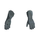 Long Cloth Gloves - Dark Teal