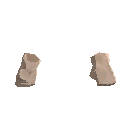 Fingerless Cloth Gloves - Beige