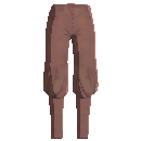 Loose Rough Pants - Red