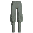Loose Rough Pants - Teal