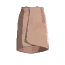 Rough Short Skirt - Light Red