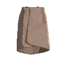 Rough Short Skirt - Brown