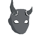 Deed: Mask - Uneven Horn Mask