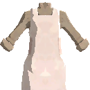 Burlap Dress - White
