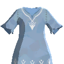Ragged Dress - Refined Blue