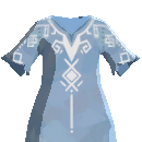 Ragged Dress - Stylish Blue