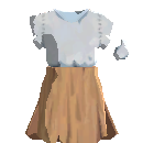 Tropical Shirt and Skirt