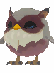 Deed: Pet Owl Brown and Gray