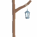 Outdoor Logcraft Lamp Post