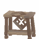 Talented Woodcraft Accent Table
