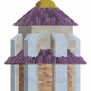 Ornate Large Wall End Tower