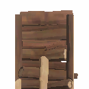 Simple Log Wall