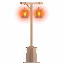 Woodcrafter's Outdoor Lantern Post