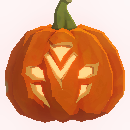 Menacingly Carved Pumpkin Mask