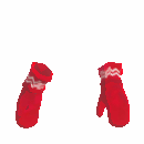 Festive Winter Mittens