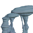 Large Rocky Garden Pillars