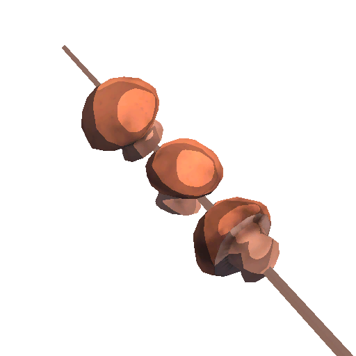 Plain Mushroom Skewer