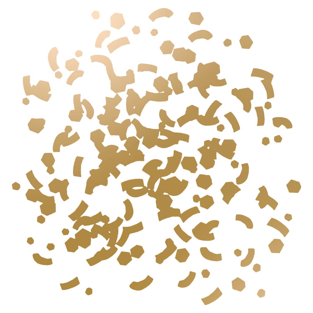 Gold Confetti Pavement