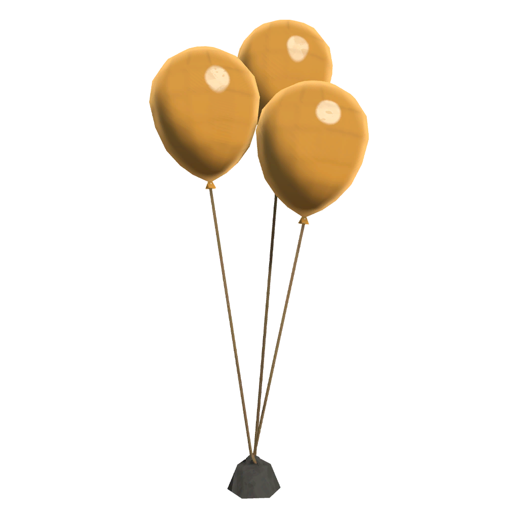Gold Balloon Trio