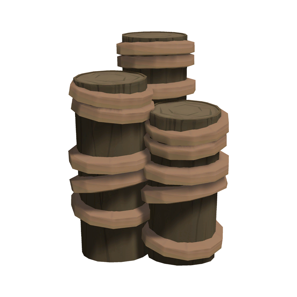 Wharf Dock Pylon Trio